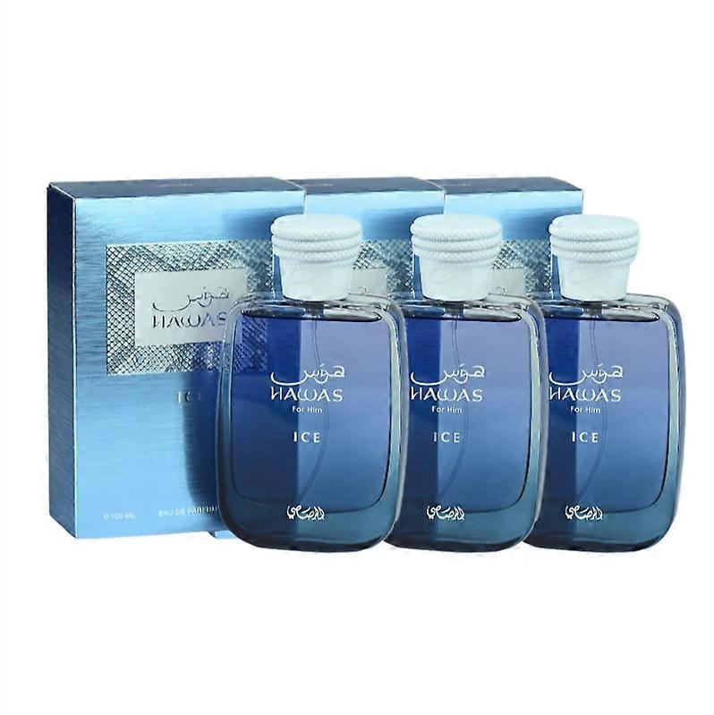 1-3x Ice for Men EDP100 ML(34 oz) by Rasasi Your Style with Perfume
