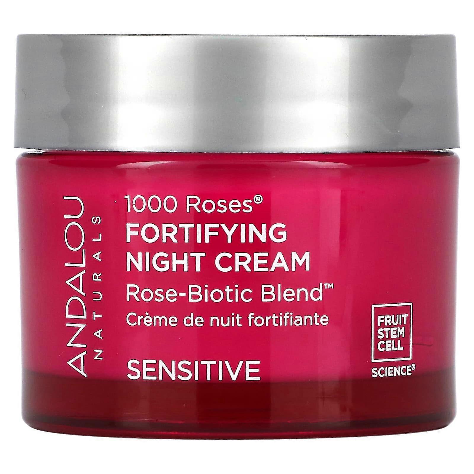 1000 Roses, Fortifying Night Cream, Sensitive, 1.7 oz (50 g)