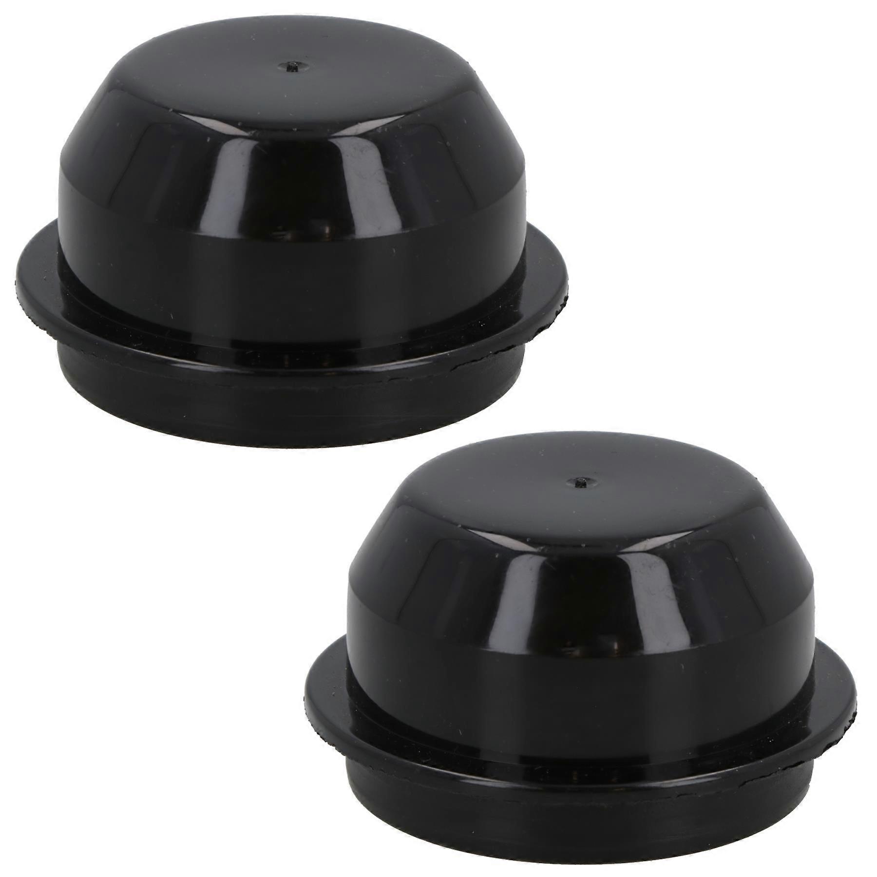 Replacement 50mm Plastic Wheel Hub Cap Trailer Bearing Dust Cover 2 Pack