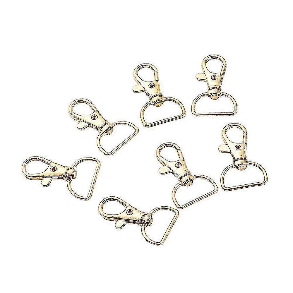 Swivel Keyrings Clasps, D Ring Clip Keychain Lanyard Swivel Snap Hooks Clips, Lobster Claw Clasps