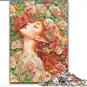 Puzzle per adulti con ragazze anime, giochi di attività stimolanti per famiglie, giocattoli fai da te per decorazioni da parete per la casa, regali - PT 1928