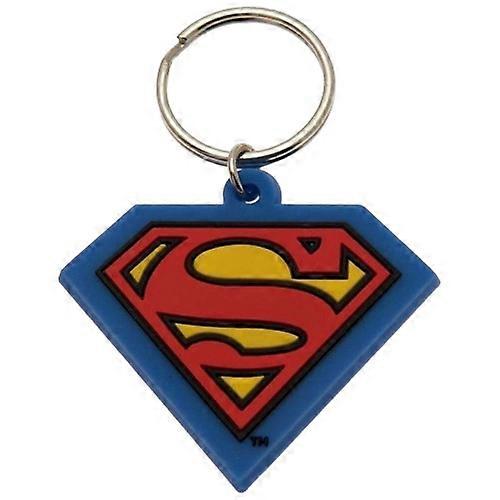 Superman Shield Rubber Keyring