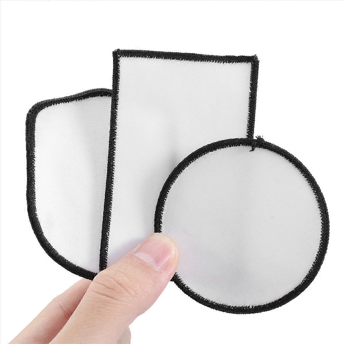 24Pcs Sublimation Patch Blanks Fabric Iron-on Patches Repair Patch