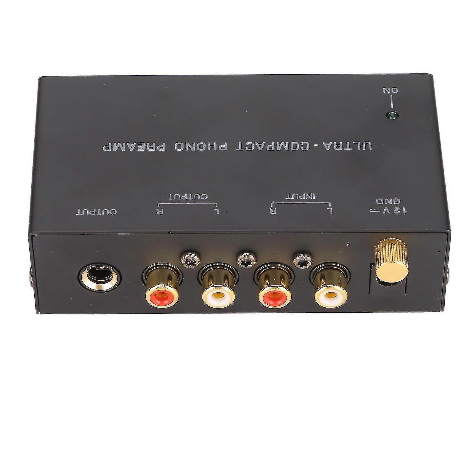 PP400 Phono Turntable Preamp with RCA Input/Output and Independent Knob Control