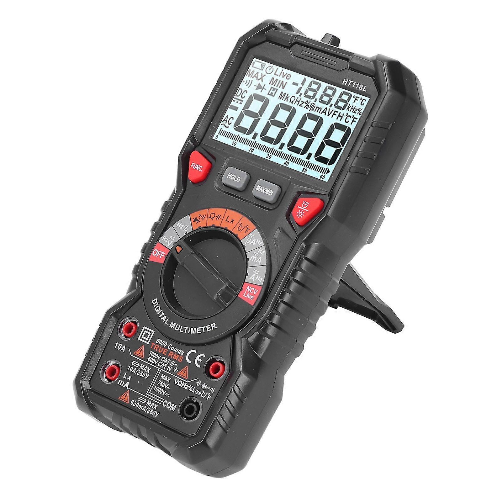 Digital Multimeter High Accuracy Multifunctional Mini Voltage Current Resistor Tester 