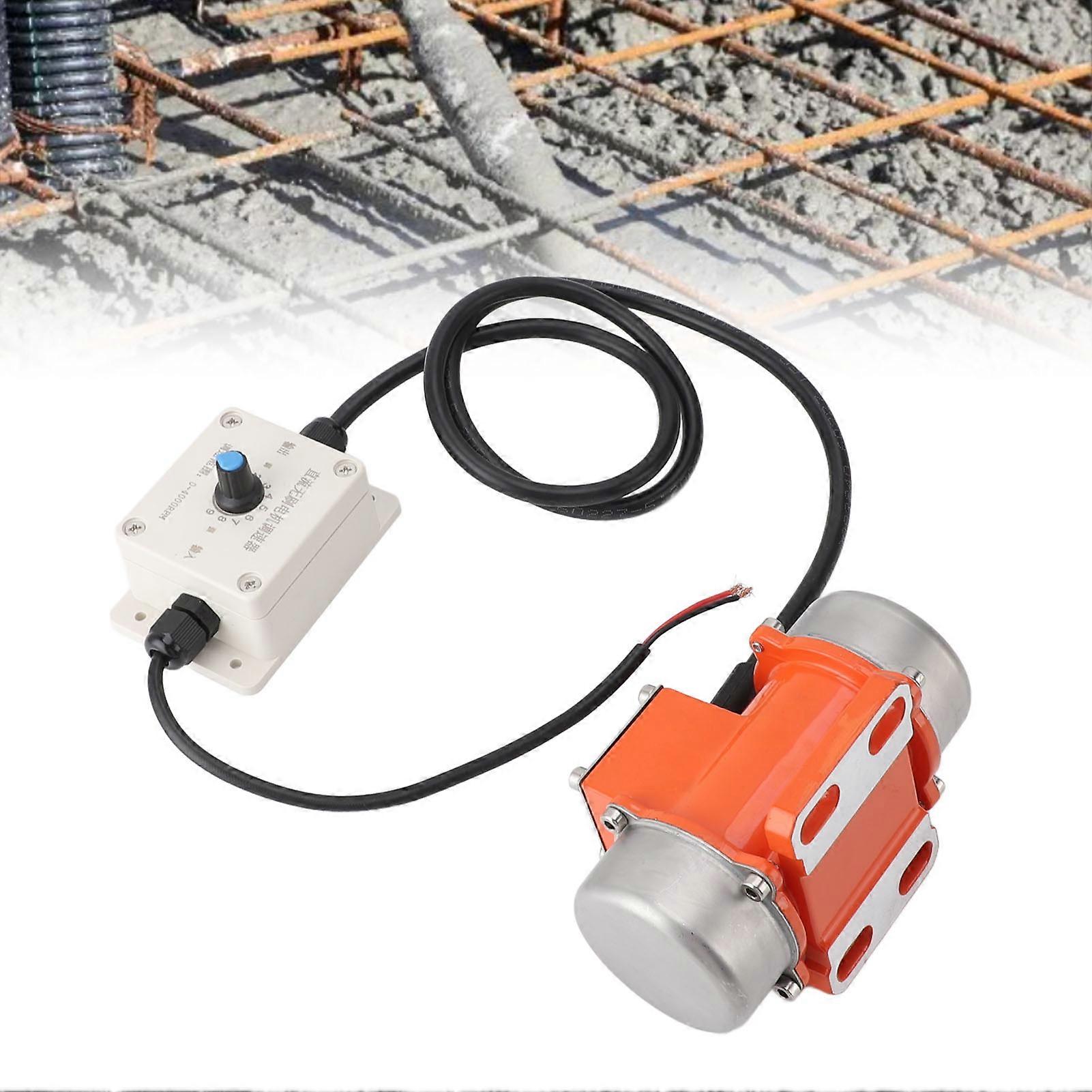 Concrete Vibrator Vibration Motor with Speed Controller DC 24V Brushless IP65 Aluminum Alloy Electric Concrete Vibrating Motor 20W 