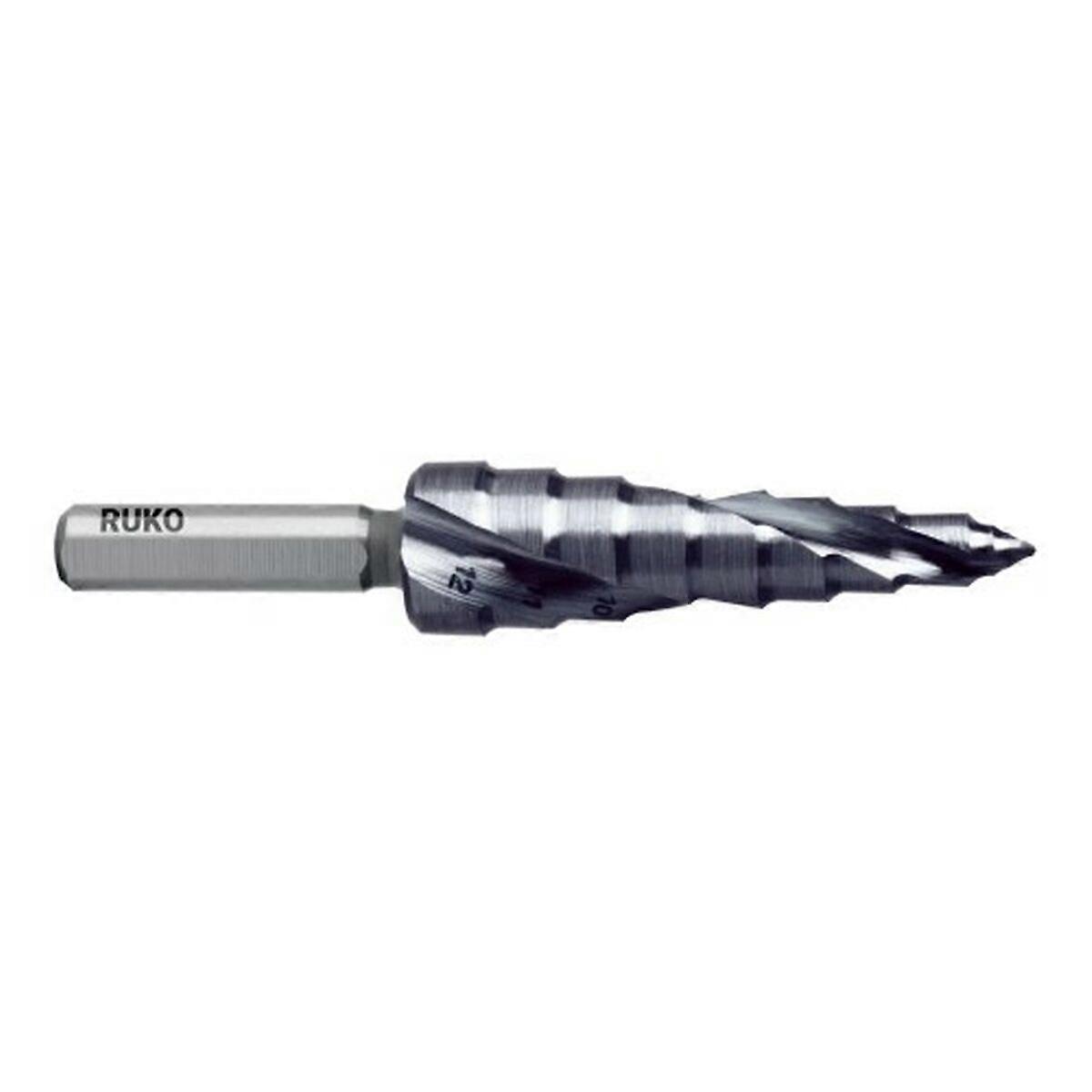 Step drill bit RUKO FLOWSTEP® 6 mm 9 mm 12 mm