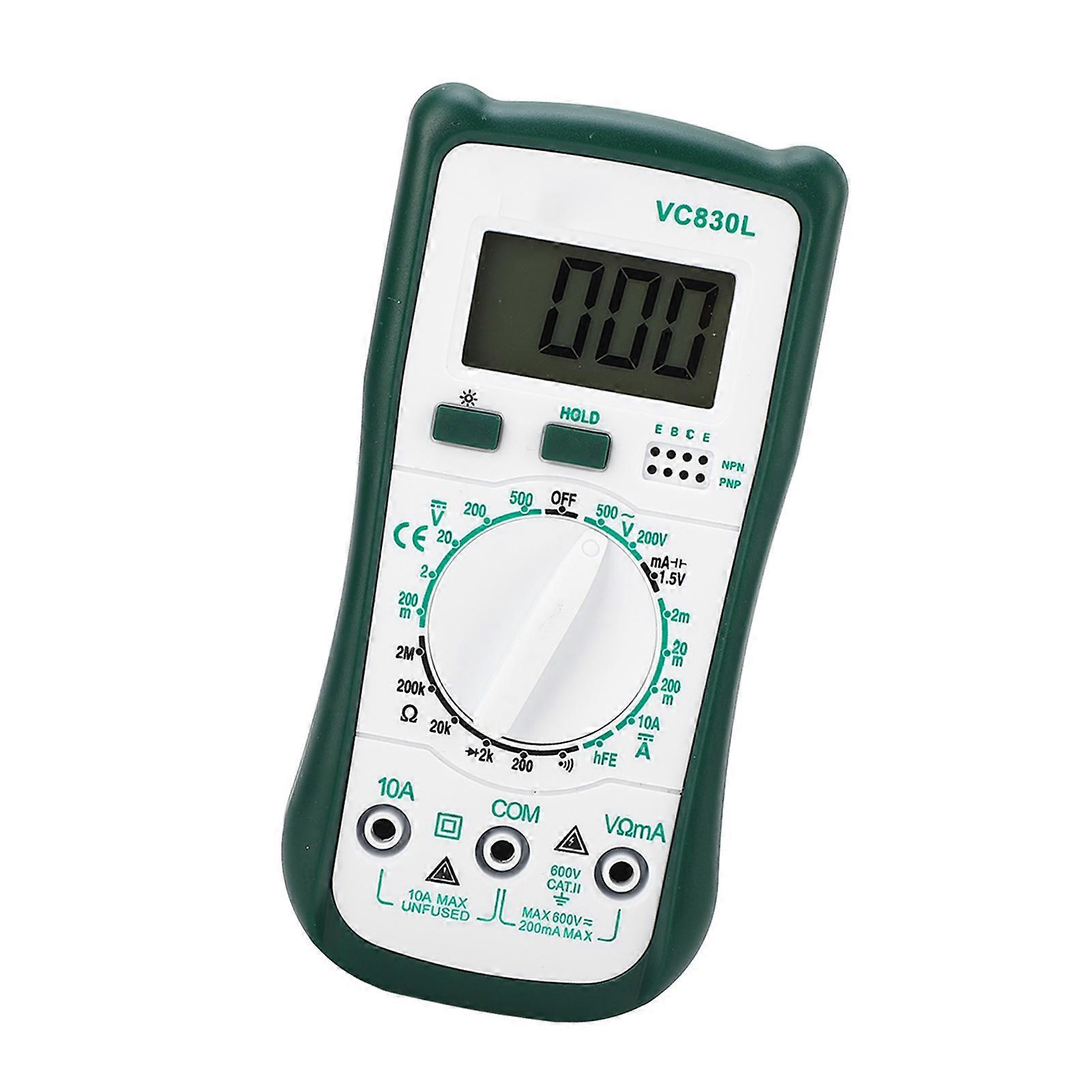 Digital Multimeter Pocket Mini Electrical Tester for Voltage Current Resistance Diode 