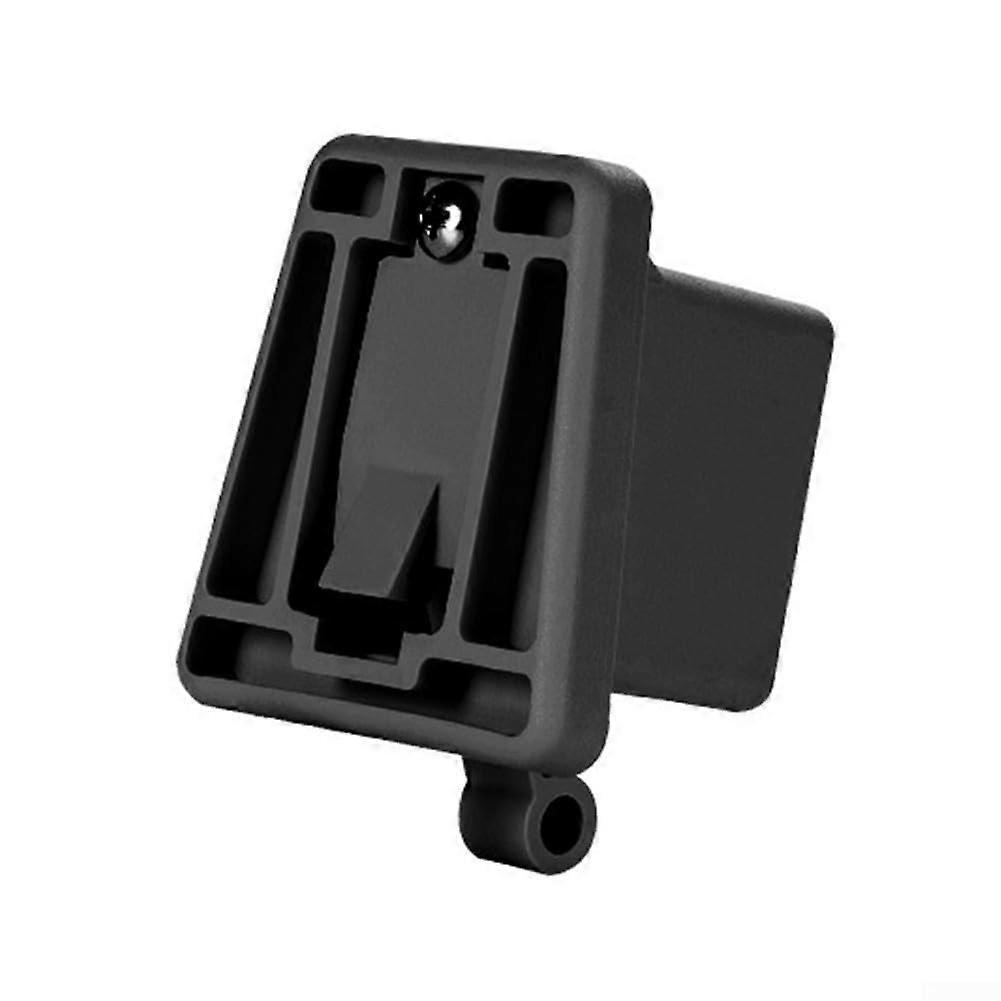Folding For Bike Front Carrier Block Fork Frame Basket Mount Adapter Front Fork Basket Mount PA66 Glass Fiber Black