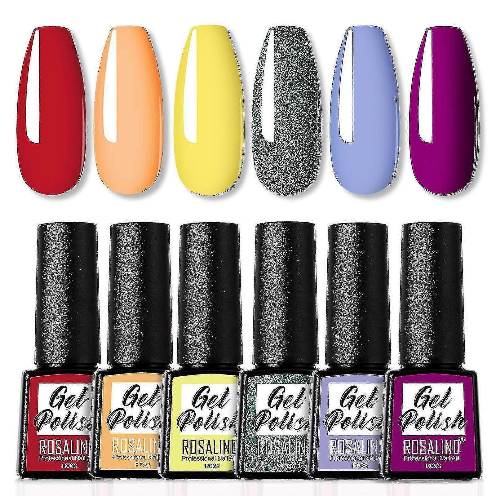 Ensemble de vernis Uv Gel de couleur unie