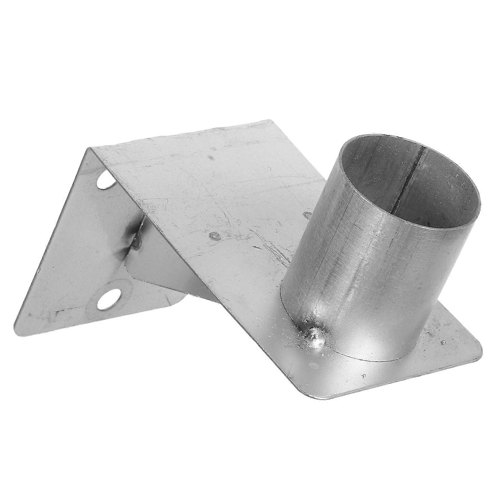 Mount Bracket For Convex Mirror: Heavy Duty Metal Base - Driveway Safety Wide Angle Mirror Mount - Suitable For Traffic Street And Stores Use