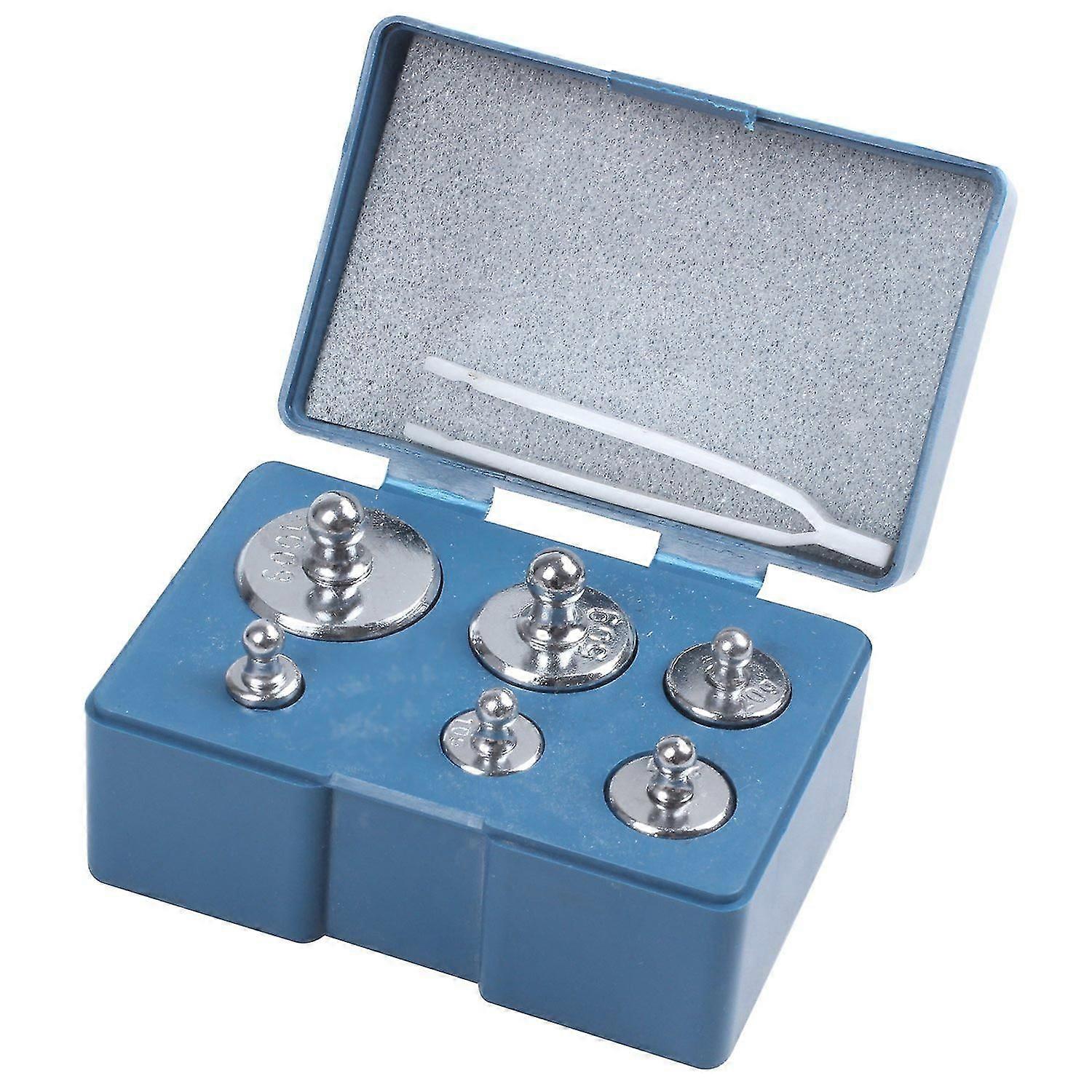 6pcs 100g 50g 2x20g 10g 5g Grams Precision Calibration Weight Digital Scale Set