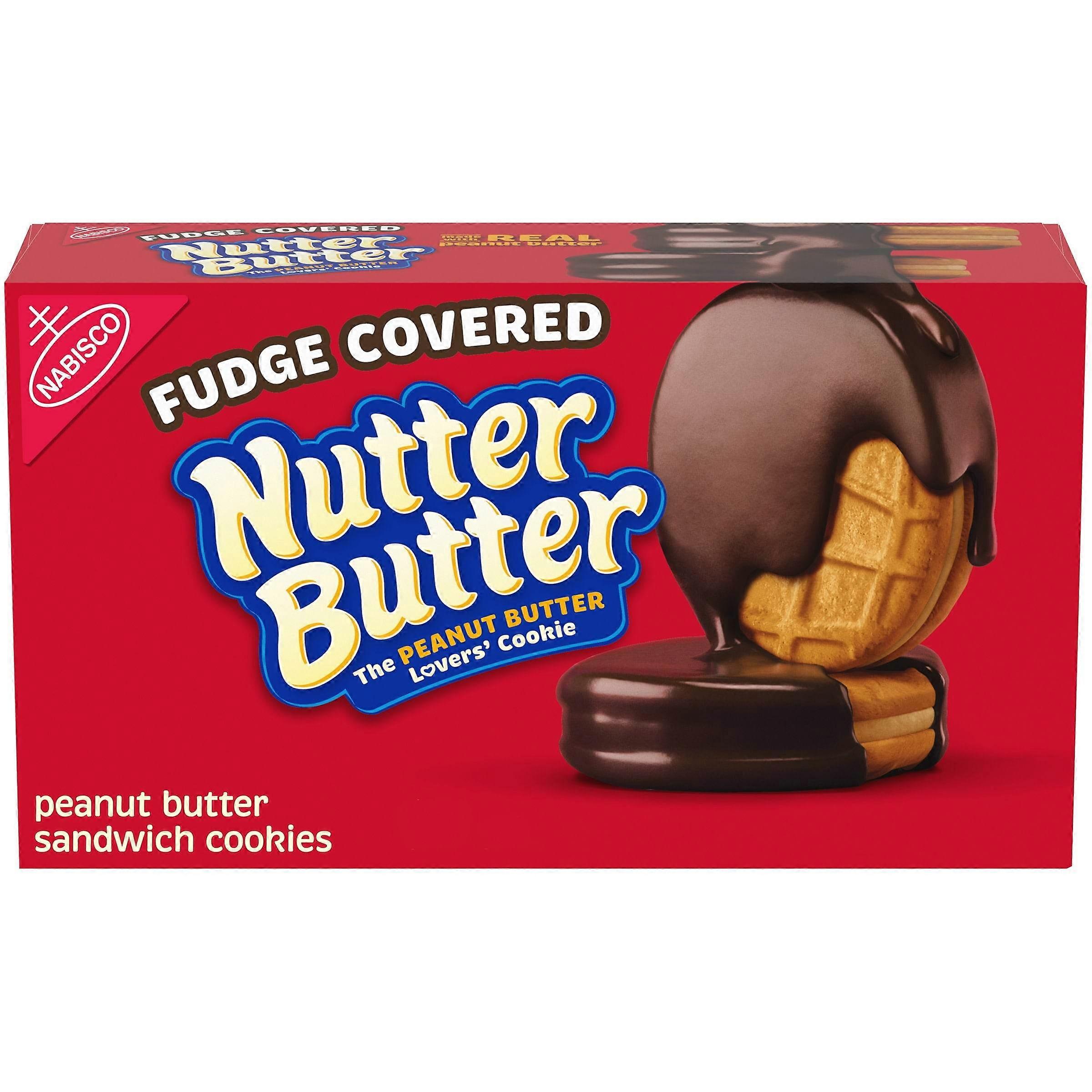 Nutter Butter Fudge Covered Peanut Butter Sandwich Cookies Pack, 1 Ea