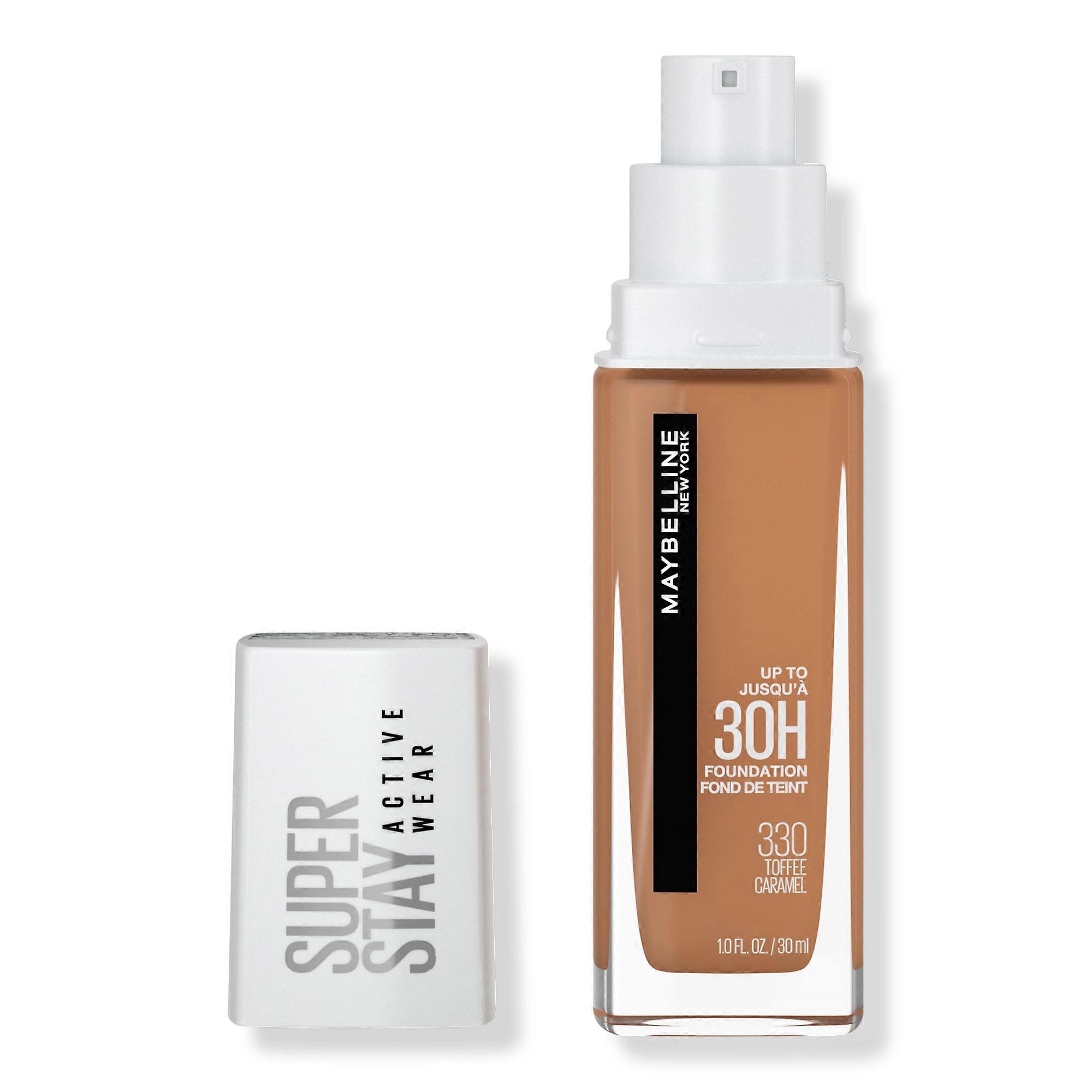 Maybelline Super Stay Full Coverage Foundation, Toffee 330, 1 Oz