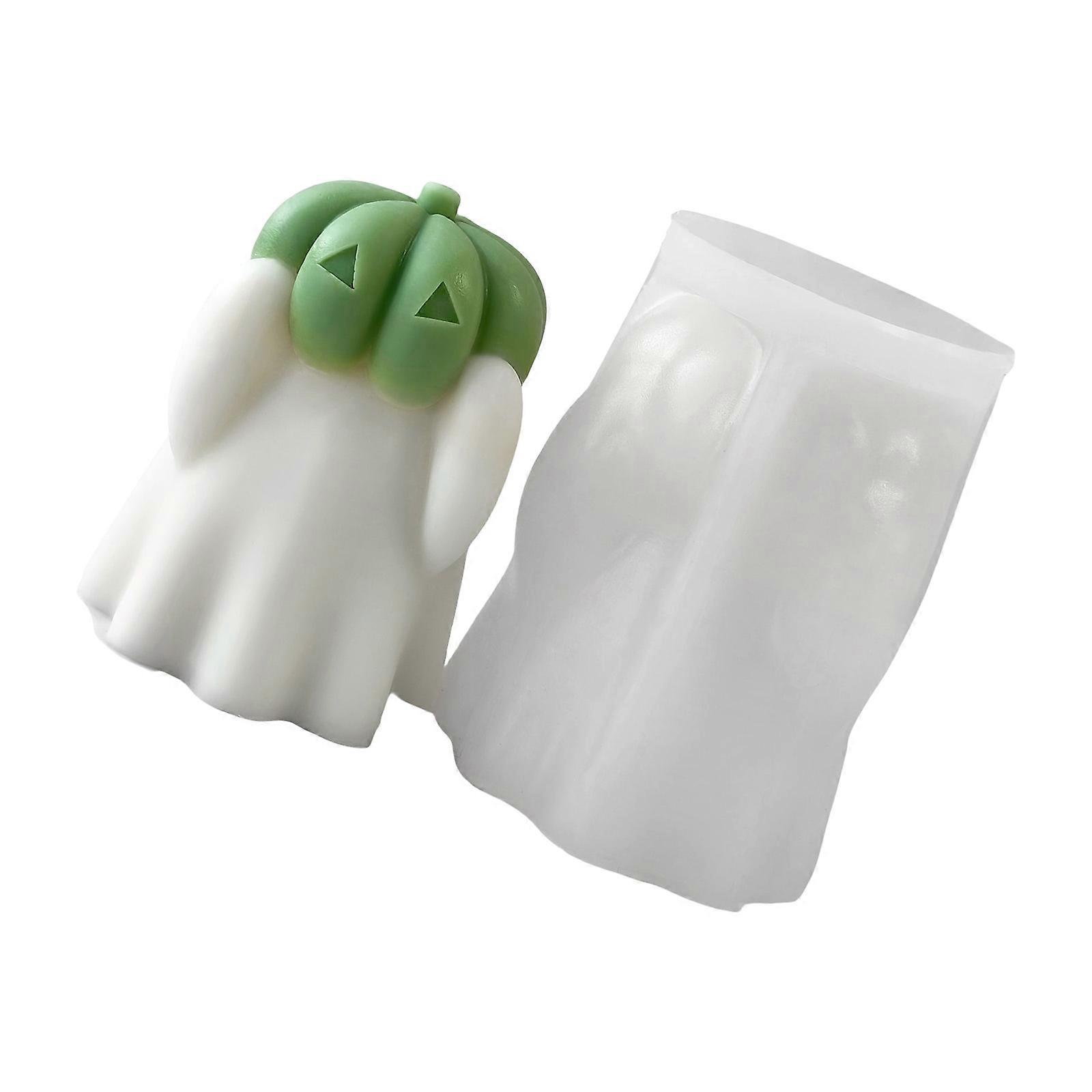 Reusable High Temperatures Silicone Mould for Halloweens Candle Soap Making Craft Projects Multicolor