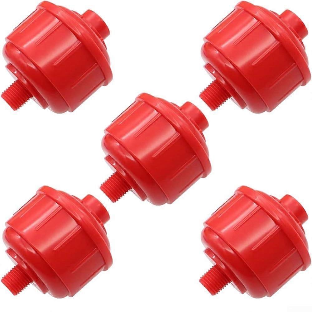 Air Water Separator Filter For Air Line Filters, 1/4 Inlet, 58x68 Mm, Red Blue, Compatible With Air Tools HVLP