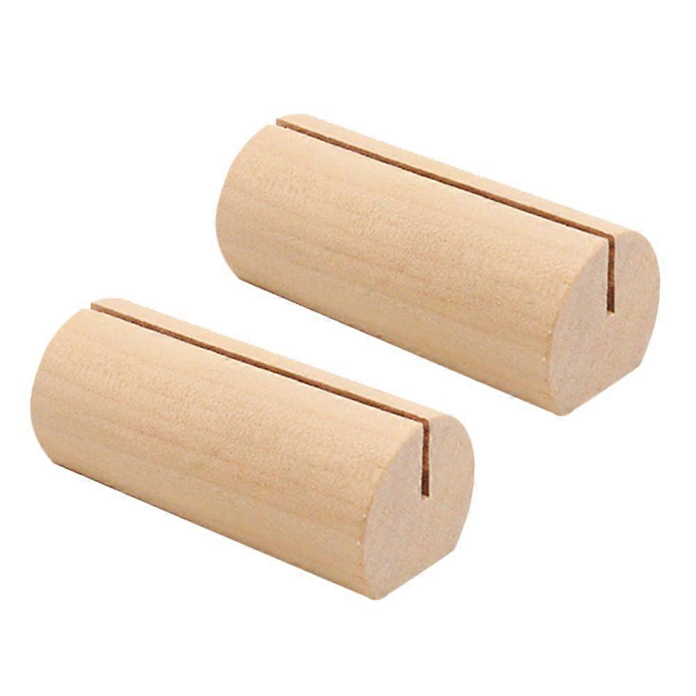 Wooden Card Holders Set of 10 Rustic Table Number Stands for Wedding Party Place Cards Medium