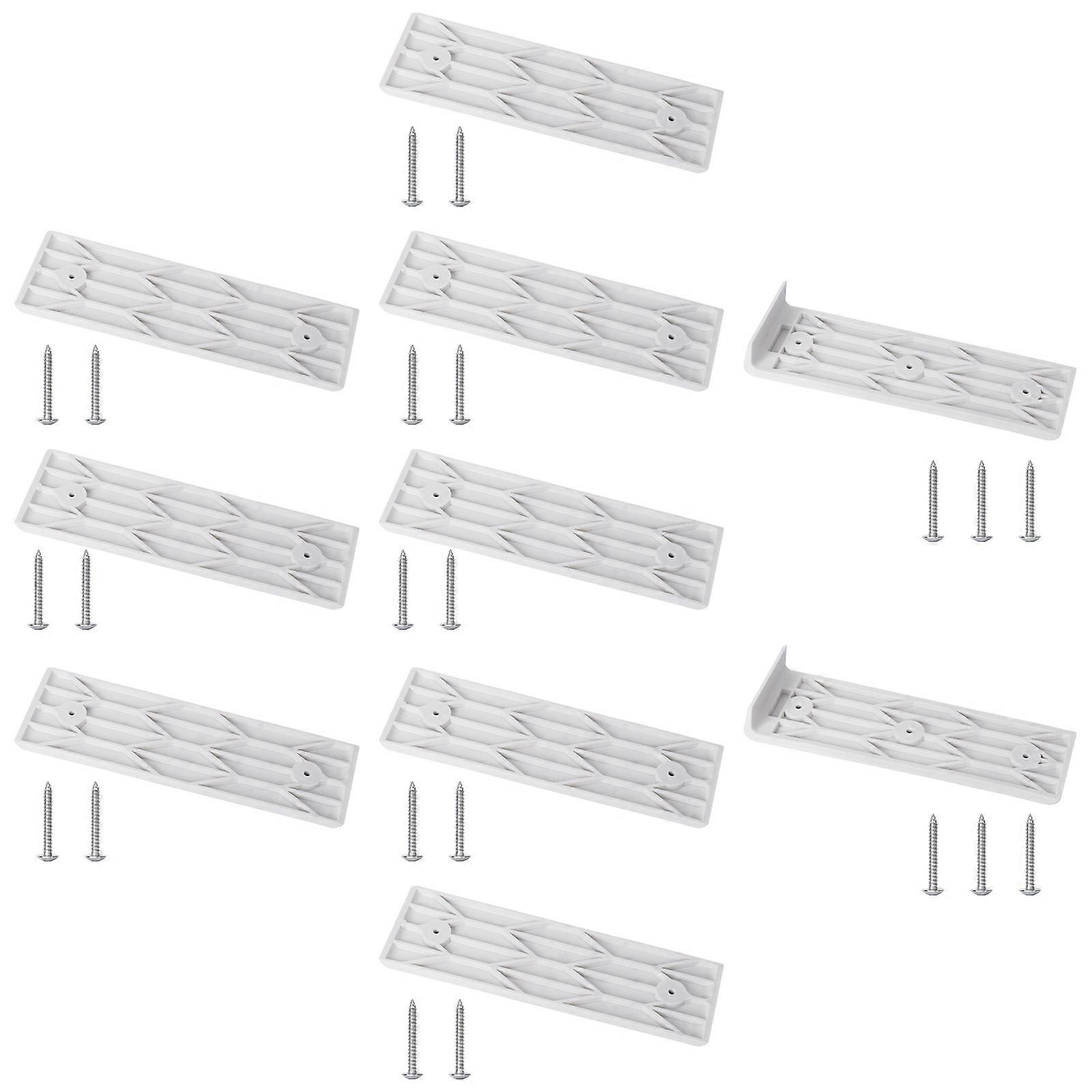 Marine Trailer Bunk set Not Slip Pad Heavy Duty Marine Trailer Bunk Pads Simple Use for Boats Efficient Hauling System  White