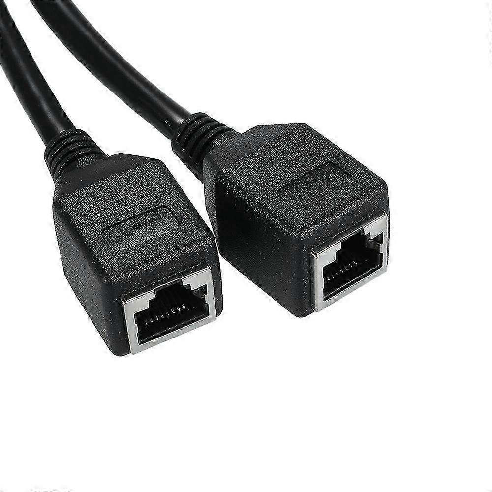 Adaptér LAN rozbočovač RJ45 samec na 2 samice pro Ethernet