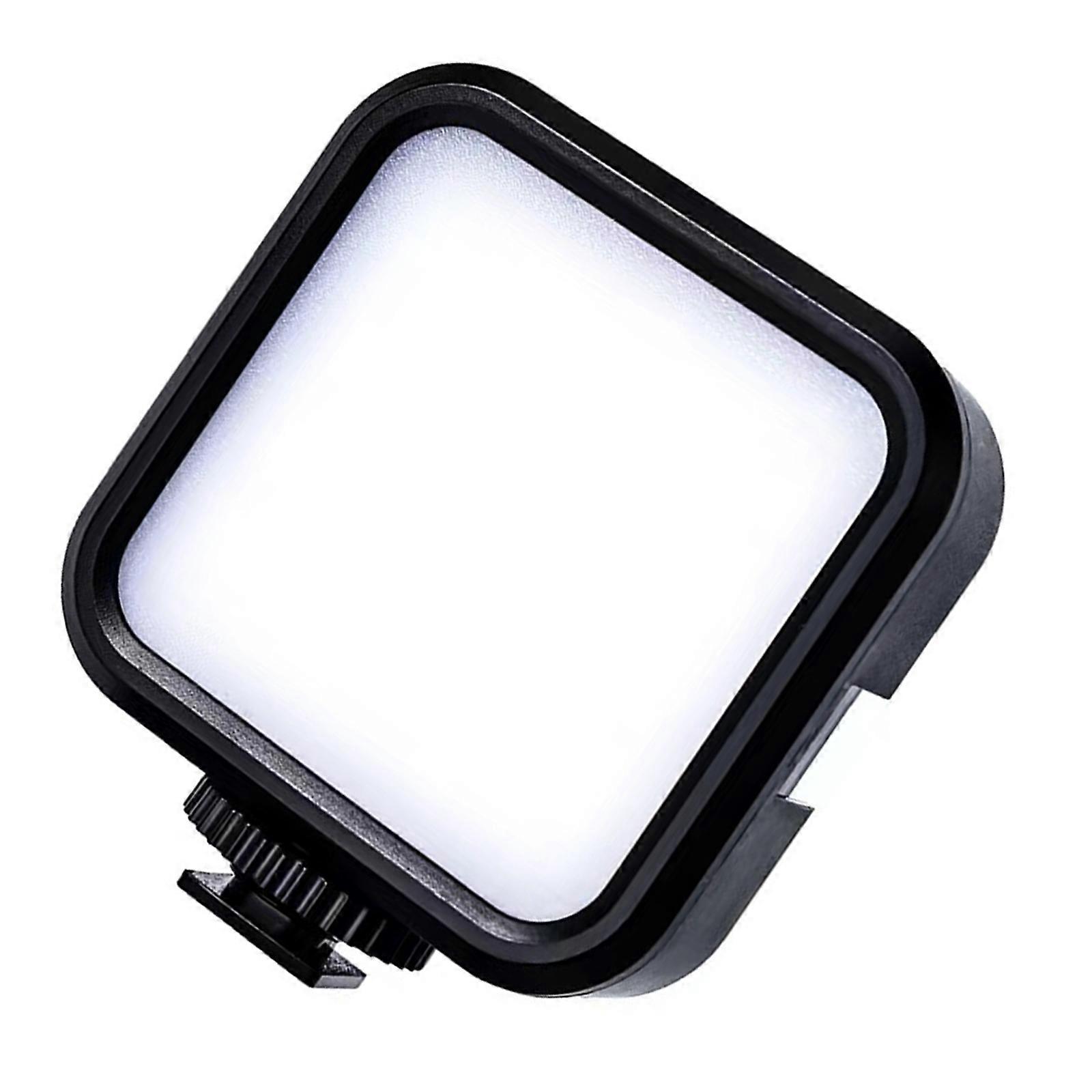 LED Camera Light Wide Coverage 3 Cold Shoe Adapters Triple Color Adjustment For Vlog Live Stream Creators Multicolor