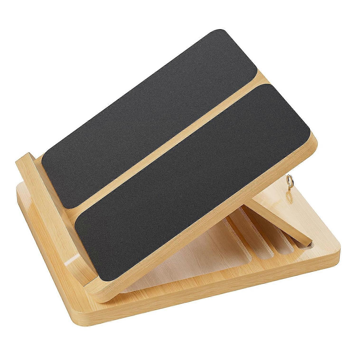 Daiosportswear Slant Board for Calf Stretching, 6 Adjustable Angles, Detachable Baffle, Portable Handle incline Board