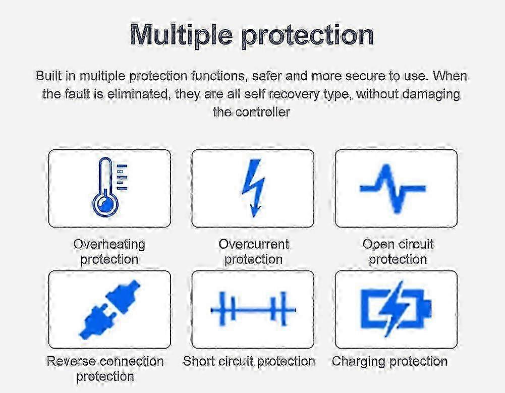 MPPT 10/20/30A Solar Panel Regulator Battery Charge Controller 12V/24V LCD