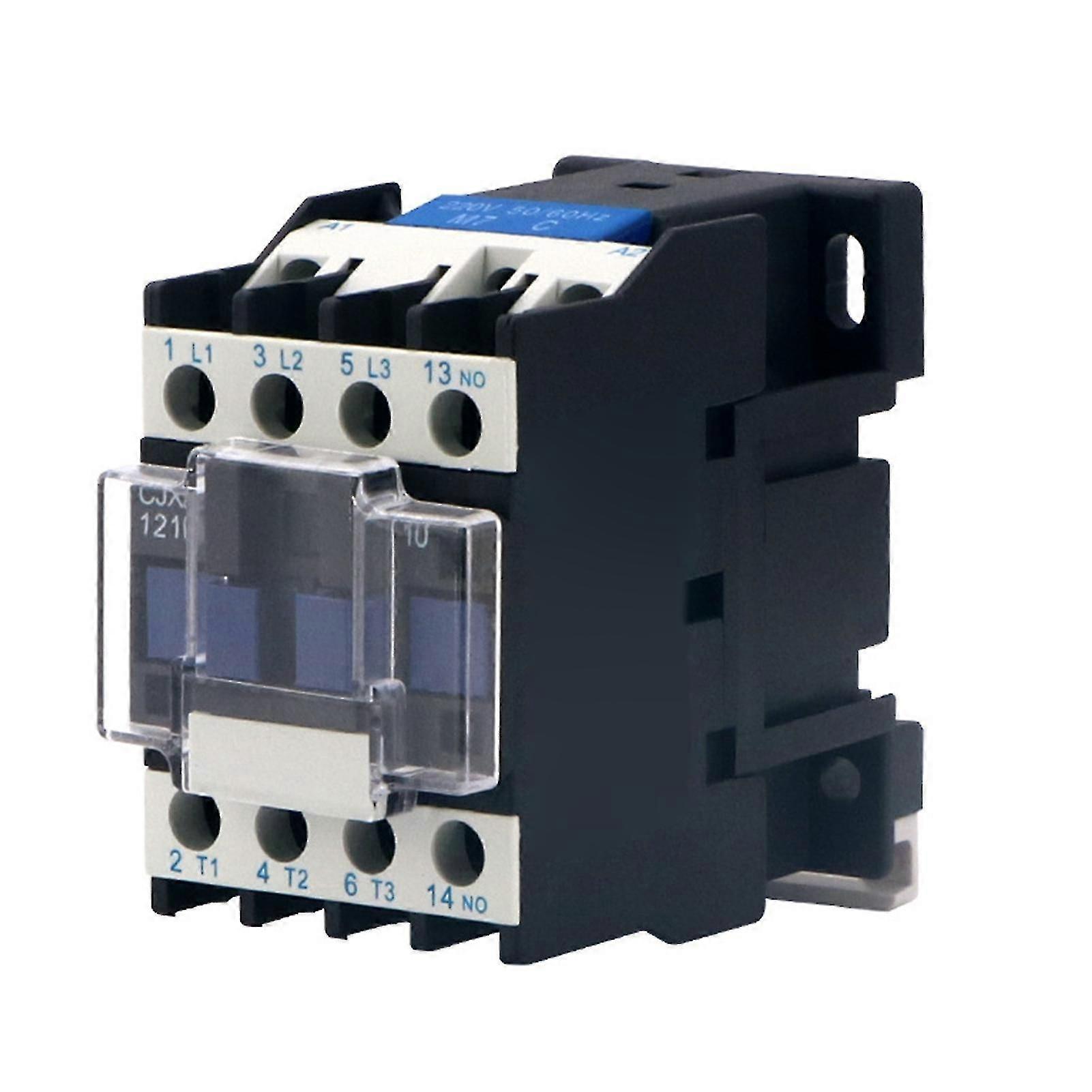 Cjx2-1210 Ac Contactor Flame Retardant Stable 3 Poles Electromagnetic Switch Ac Relay For Line Connecting Jikaix-hy