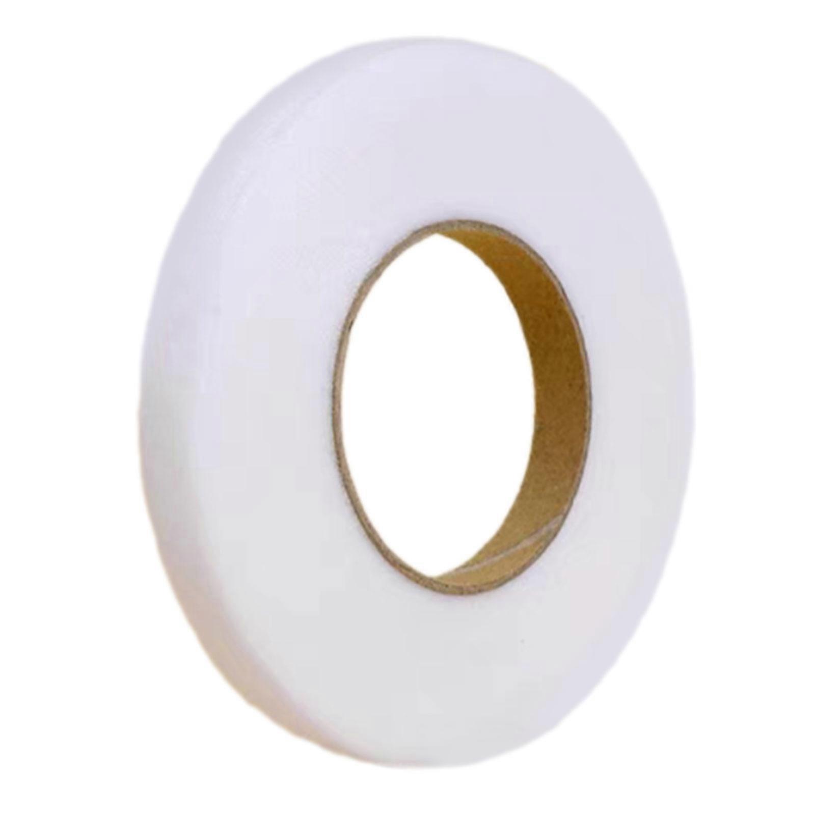 Bandes adhésives sans couture pour tissu, 65 mètres, ruban adhésif double face pour ourlets, idéal pour la réparation de pantalons et de vêtements, 1 cm de large.