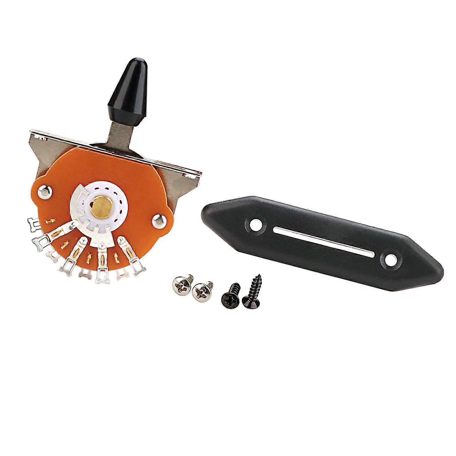 Shifter Conversion Switch Guitar Pickup Lever Switch with Tip Electric Guitar Switch 5 Ways Pickups Selector Switches Multicolor