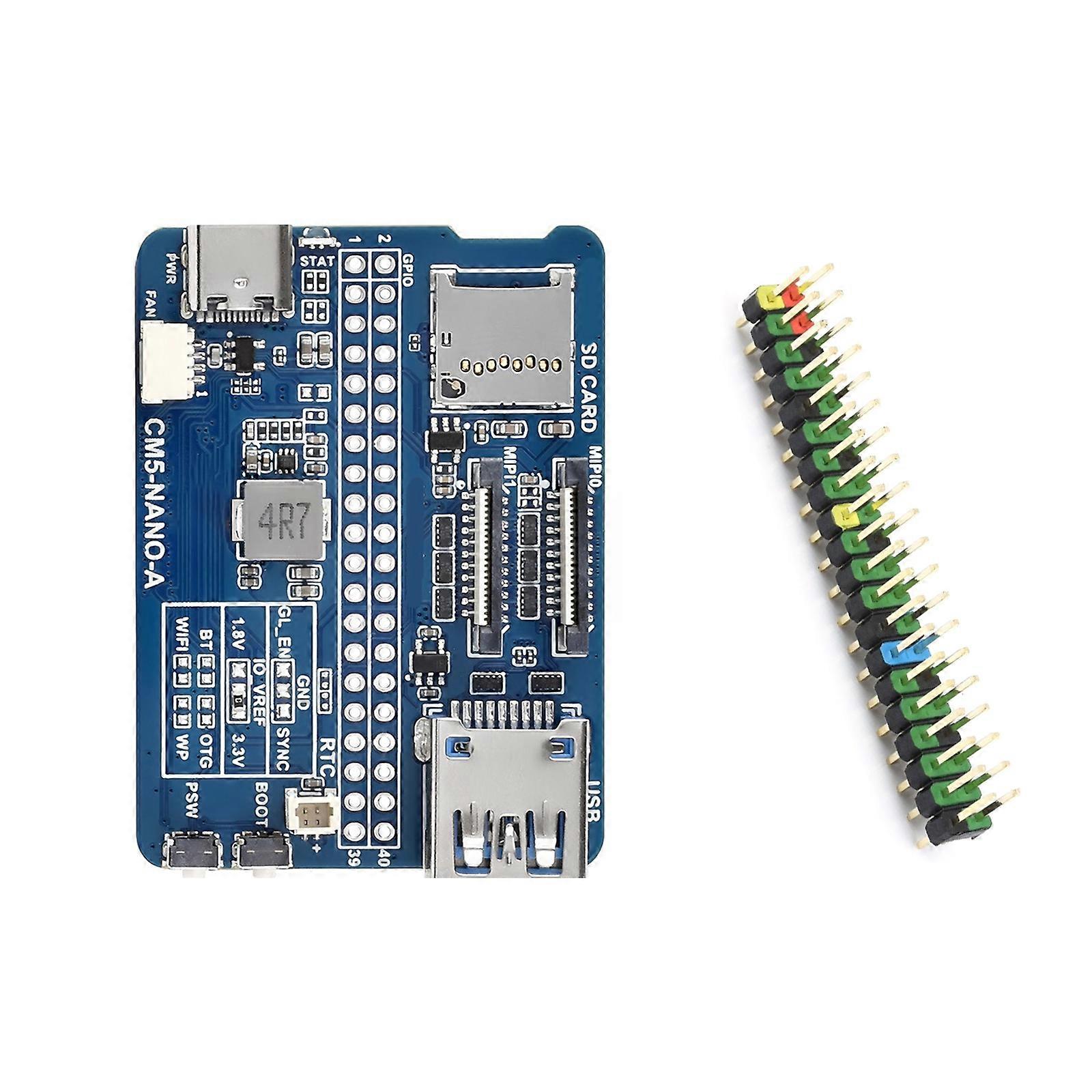 For CM5 Base Board (A)  Expansion Board for Compute Module 5 for Educational and Training Projects Multicolor