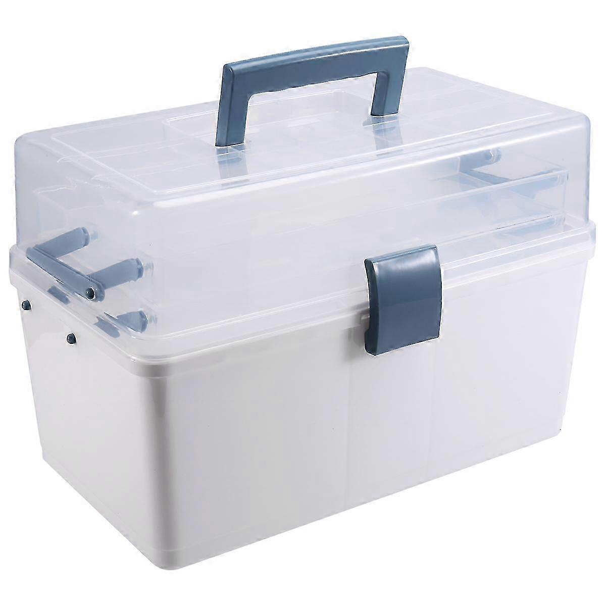 Portable Multifunctional Tool Box Hardware Storage Large Capacity Electrician Maintenance Toolbox Hardware Sorting Box hwy