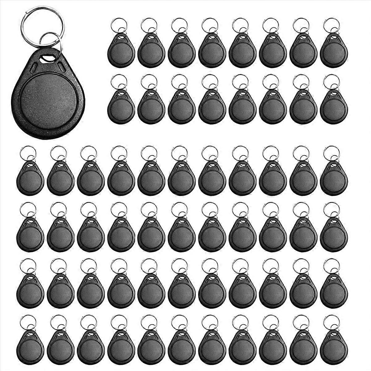 100Pcs T5577 Writable 125kHz RFID Key Fob Proximity ID Card Token Tag, 125khz RFID Writable Rewritab