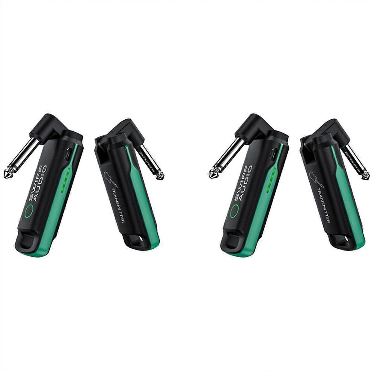 3X WS-70 Gitarsender/Mottaker Mini Digitalt Trådløst System Multifunksjonelt Gitarsystem for