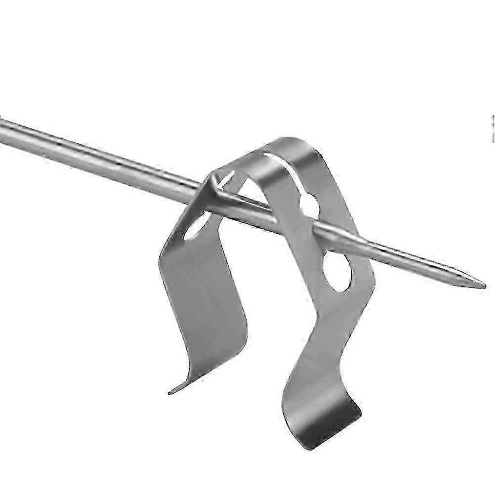x BBQ Thermometer Probe Clip with Single & Triple Hole Design
