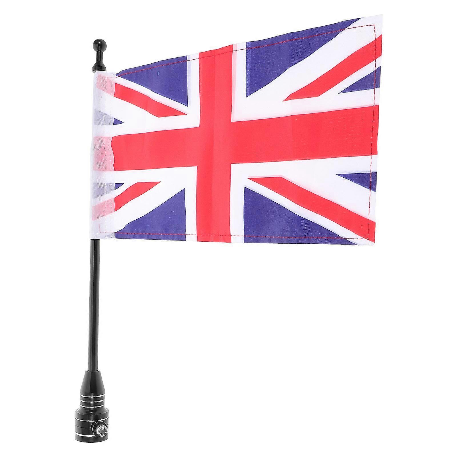 Outdoor Car Flag Mount For UK Flagpole Display With Fade-resistant Material 15.6×2.8×1.3in 1Set
