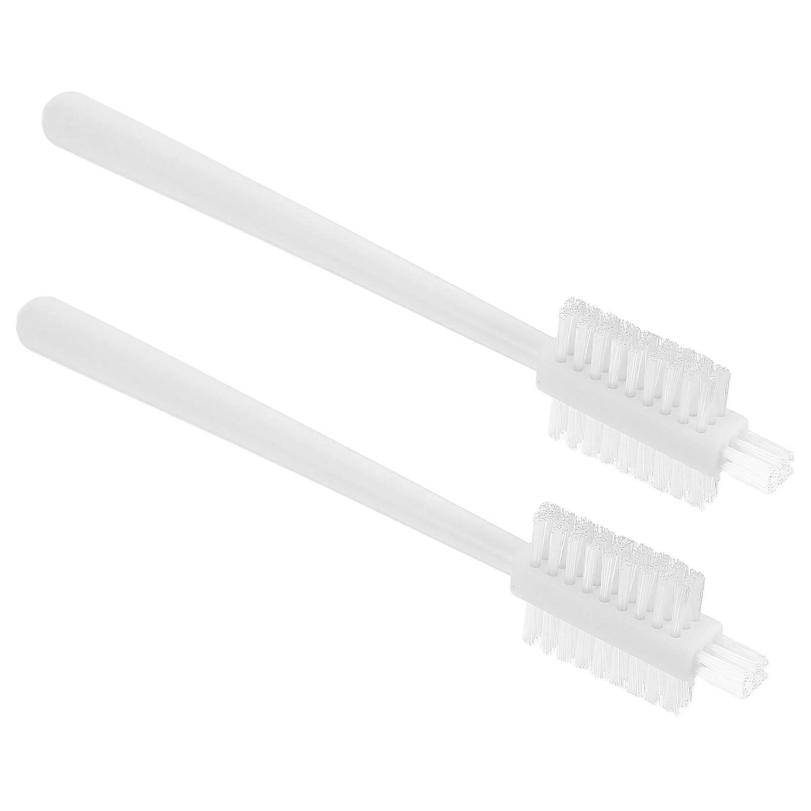 White Vegetable Brush Soft Cleaning Brush for 2Pcs Household Kitchen Tasks