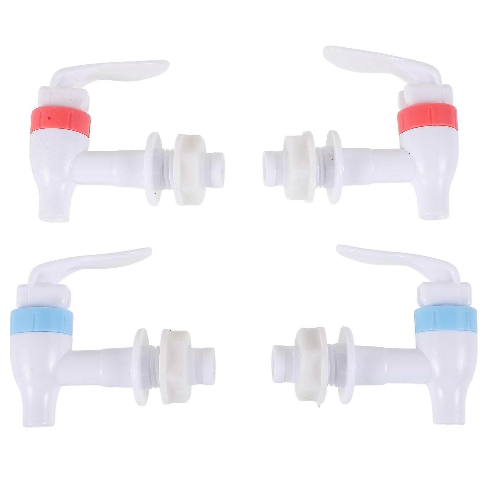 Assorted Color Water Dispenser Faucet Spigot for Flow Control 4Pcs