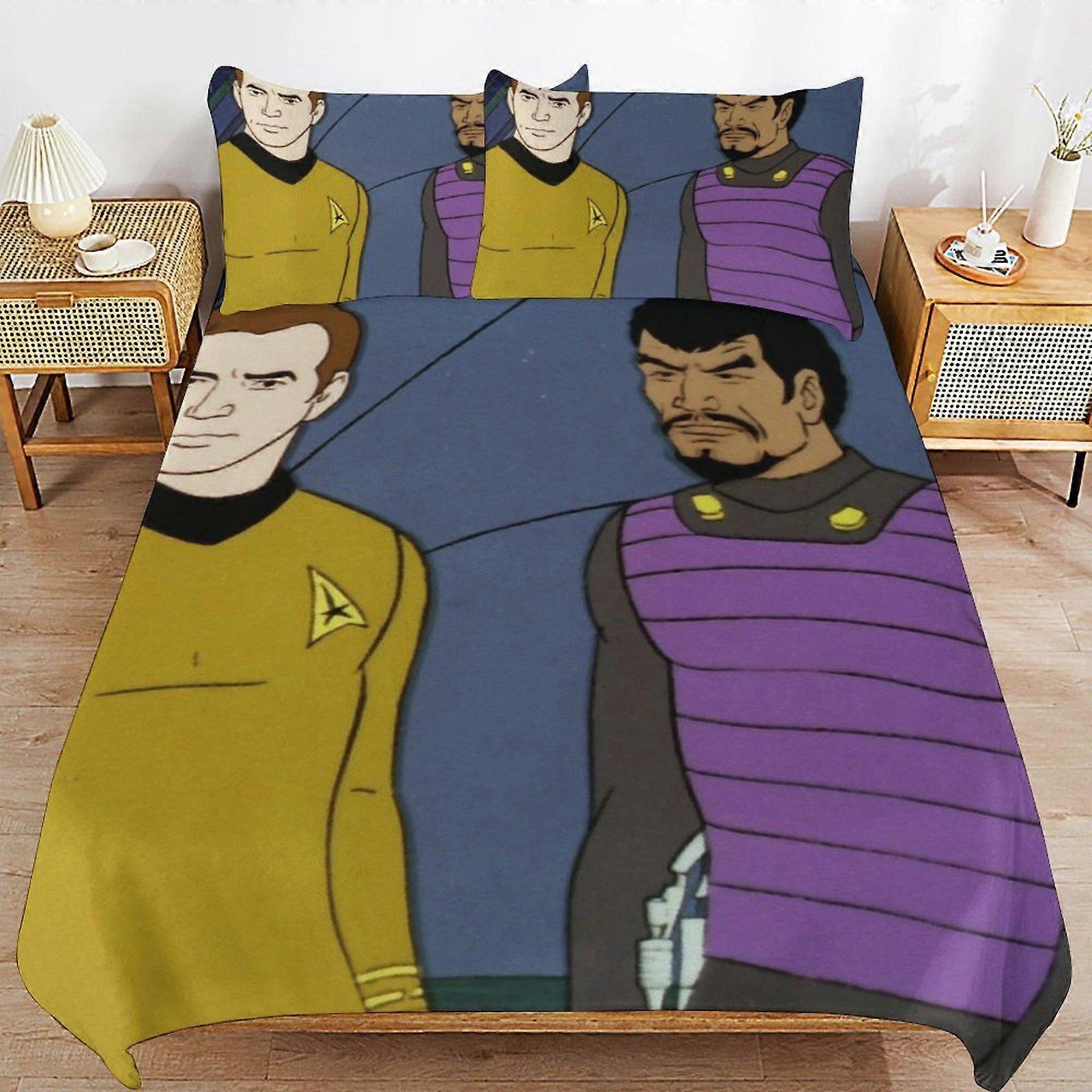 529QS Sky High The Animated Series Wrinkle Free Sleep Upgrade Soft Zipper Closure Premium Duvet Cover Sets with High Thread Count AP529