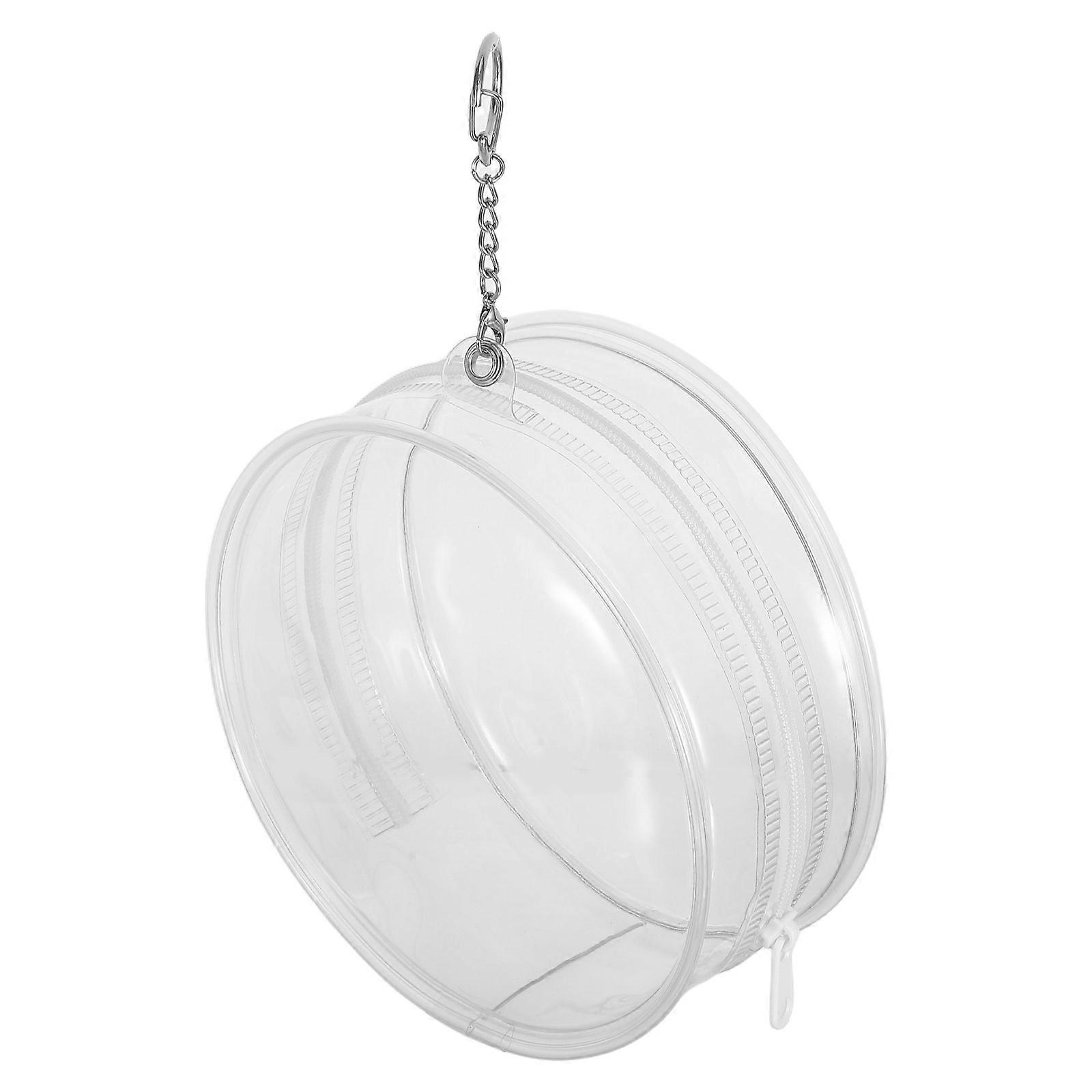 Figure Display Case Transparent Doll Storage Bag for Doll 2Pcs Hanging Organizer