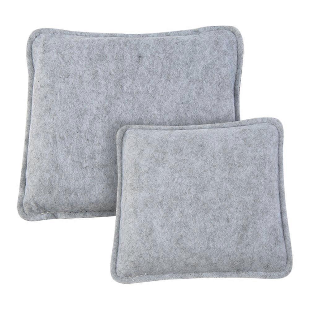 8Pcs Needle Felting Pad Felt Base for Needlework Grey Comfortable Cushion