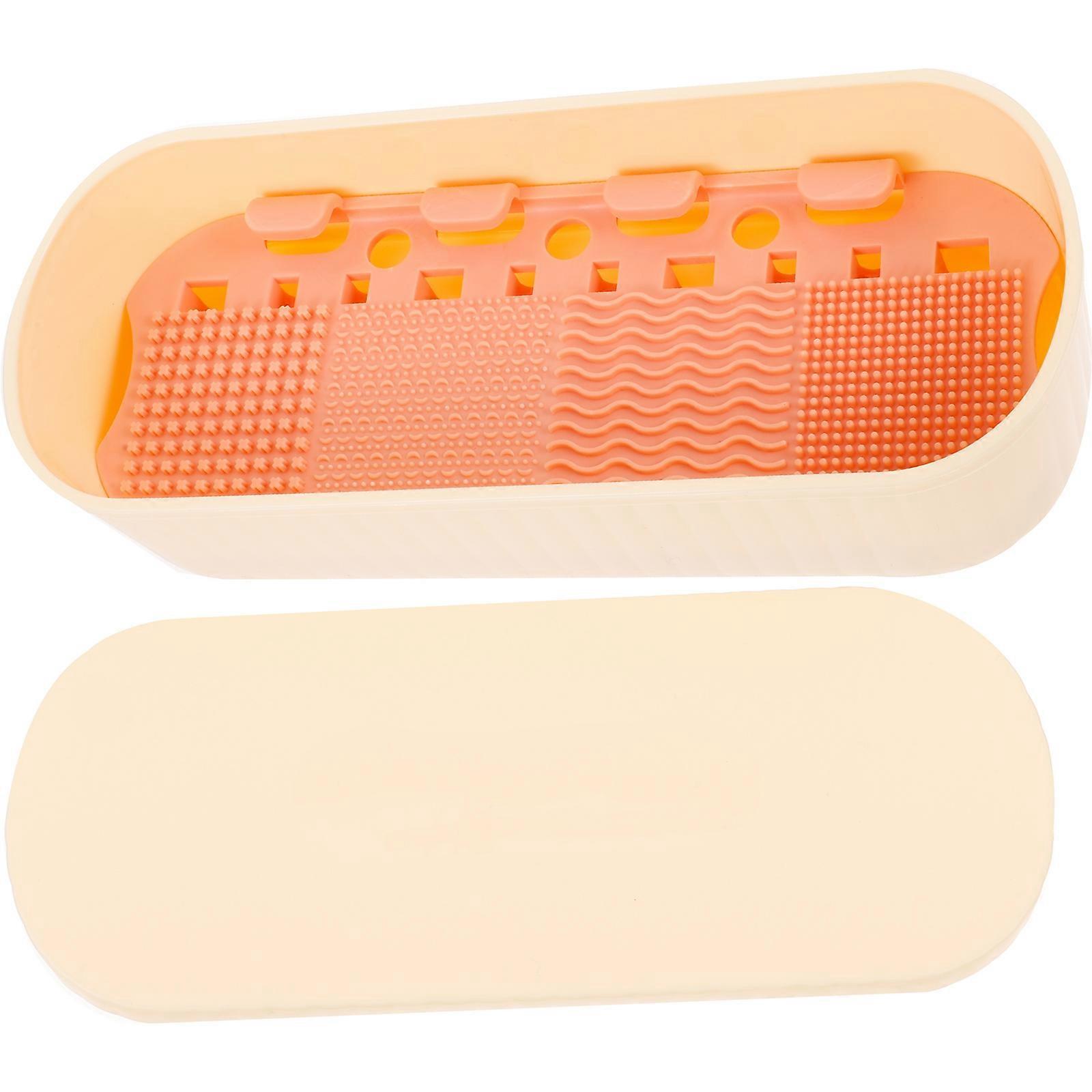 Makeup Brush Cleaner for Makeup Brush Drying Holder 3Pcs Organizer Set