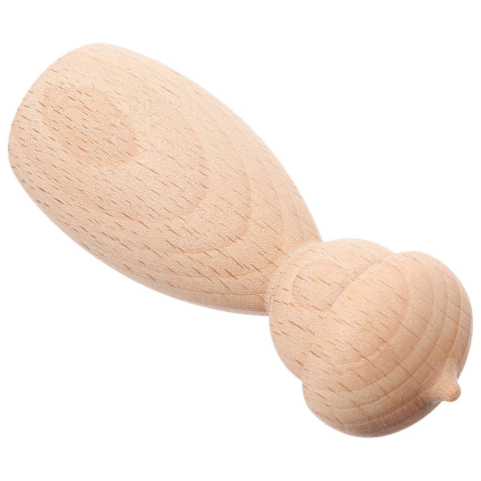 3Pcs Unpainted Wood Puppet DIY Suitable For Students And Educators In 8X3X3CM Size For Storytelling And Hands-on Learning