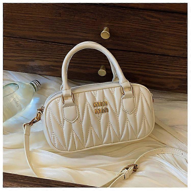 Bolso bandolera clásico de piel para mujer, bolso bandolera elegante y popular.