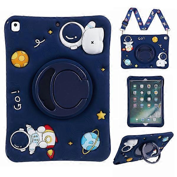 Compatible with iPad 10.2 9th Gen (2021) Case Astronaut With Stand Blue