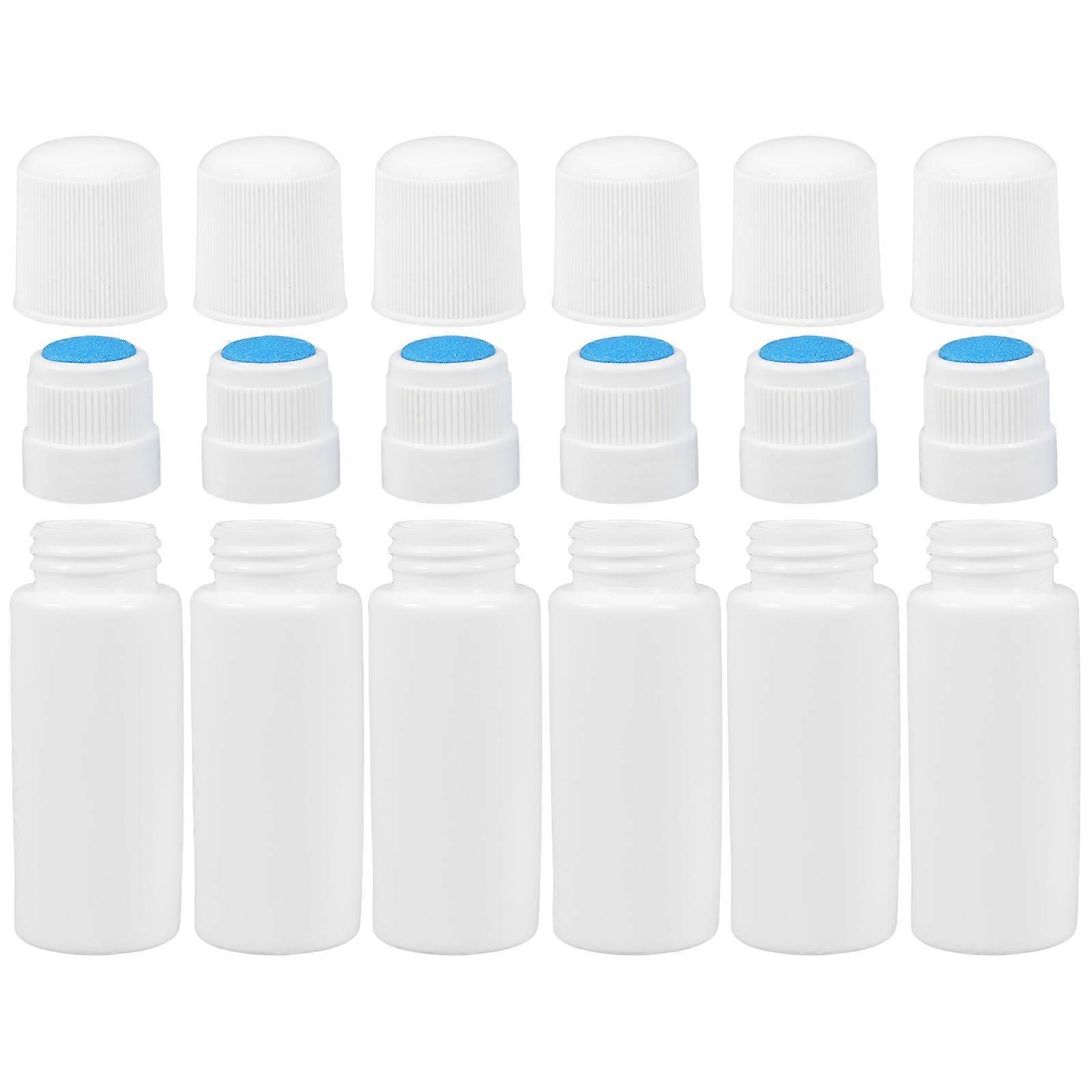 Sponge Head Applicator Bottle for Cosmetics and Liniments Leak Proof Reusable Plastic 30ml
