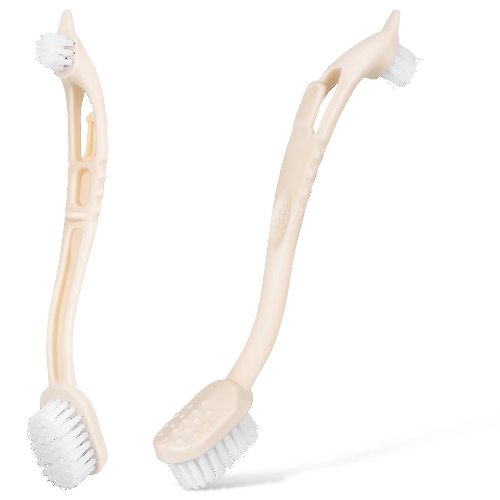 Shoe Washing Brush with Handle 2Pcs for Home Use Cleaning Tasks