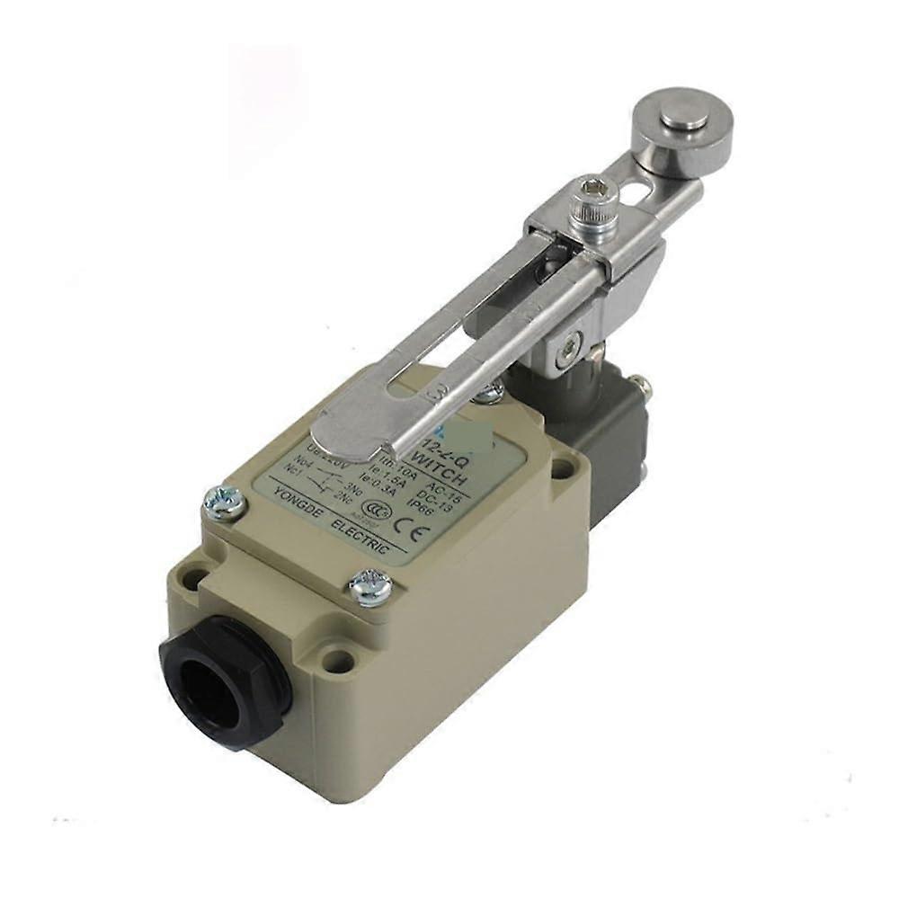WLCA12-2 Adjustable Rotary Roller Lever Momentary Limit Switch 10A 380V for Industrial Automation