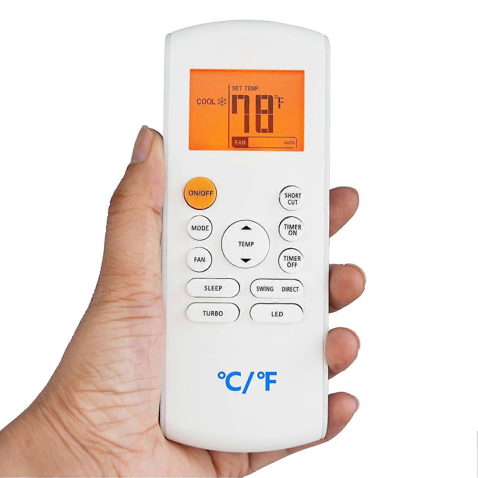 Replacement Remote Control for Lennox AC M0STAT60Q1 with LED Backlight and Dual Temperature Units