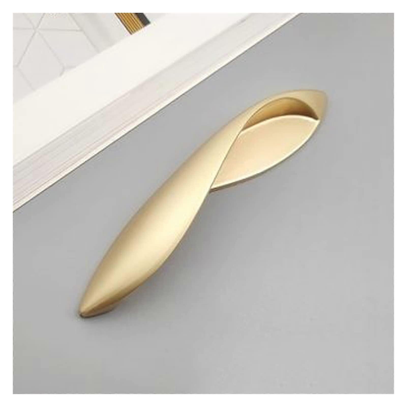 Cabinet Door Handles with Ergonomic Curved Design, Durable Kitchen Drawer Pulls, FadeResistant Finish