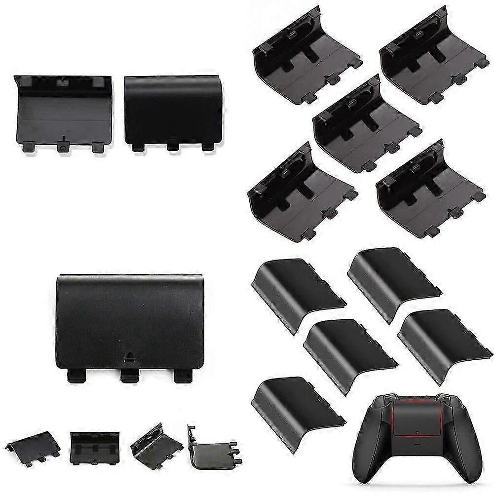 10Pc For Xbox One Battery Cover Back Wireless Controller Replacement Black